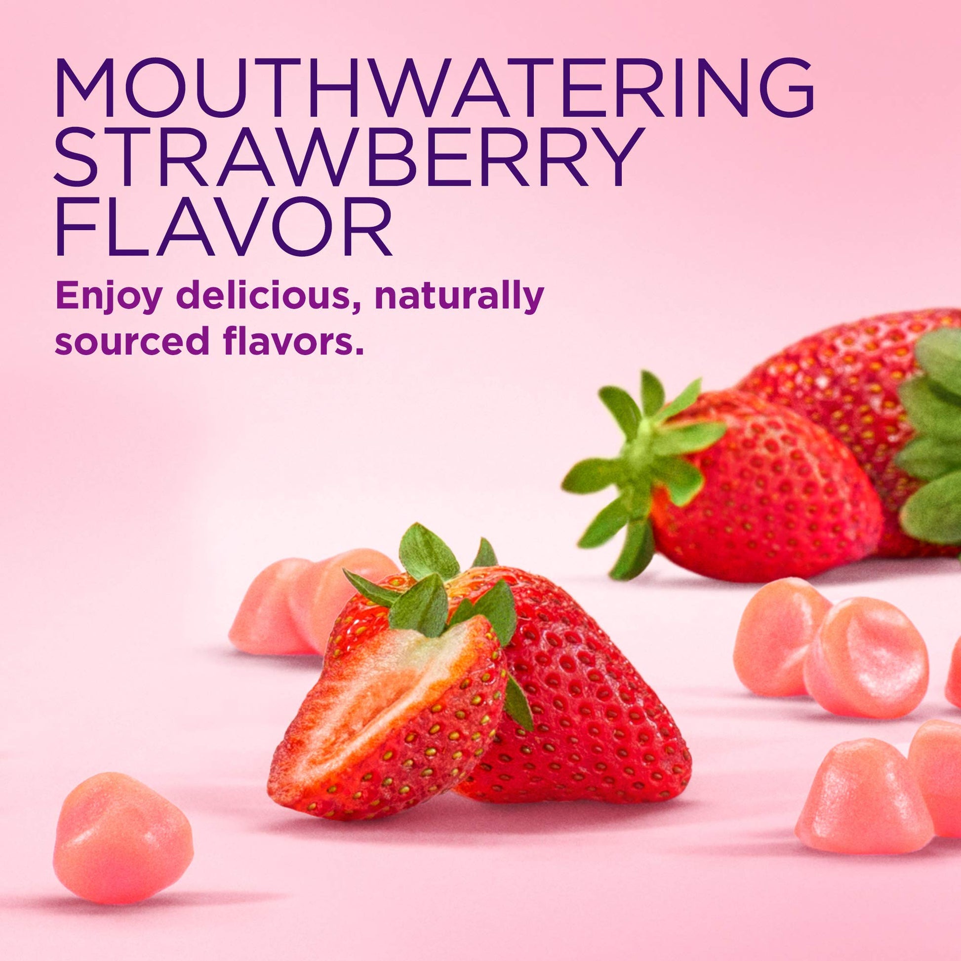 Nature's Bounty Optimal Solutions Hair, Skin and Nails Gummies with Biotin, 2500 mcg, Strawberry Flavored, 200 Count, 100 Total Servings Nature's Bounty buy australia supplements