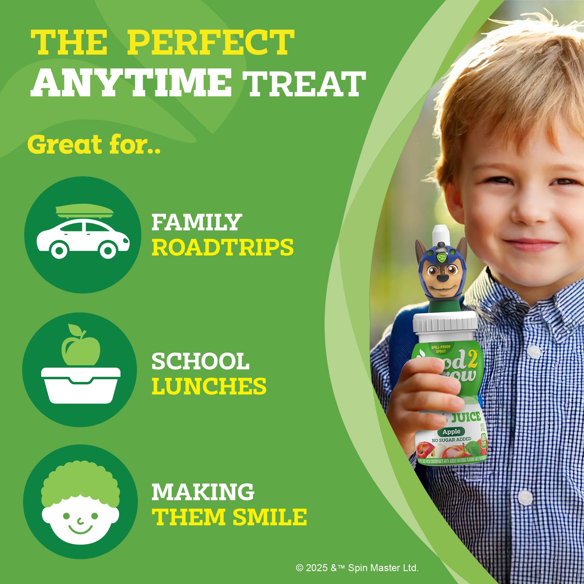 good2grow Apple Juice - 100% Juice Drinks for Kids, Fruit Juice No Sugar Added, 6 Fl Oz Juice Bottles with Spill-Proof PAW Patrol Character Tops (3 Pack) good2grow buy australia supplements