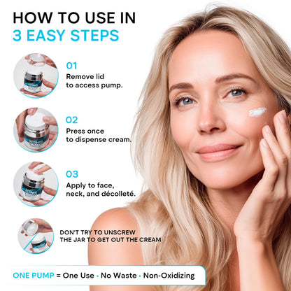 Face Moisturizer Retinol Cream, Anti Aging Neck Firming Cream, Collagen Day & Night Face Cream with Hyaluronic Acid for Women & Men, 1.85 Fl Oz REMEDIAL PURITY AESTHETICS EXPERIENCE