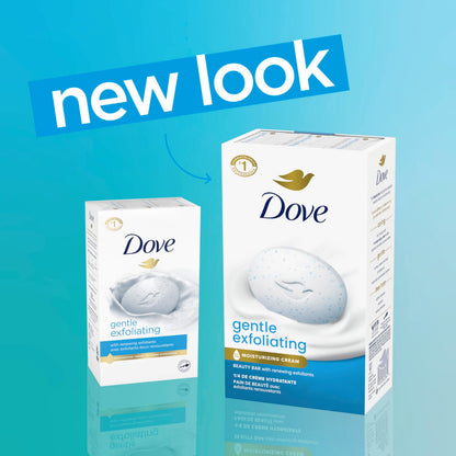 Dove Gentle Exfoliating Beauty Bar Soap , Renewing 8 Count 3.75 oz Dove