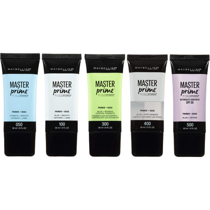 Maybelline Face Studio Master Prime Face Primer Makeup Base, Blur + Redness Control, 1 Count MAYBELLINE
