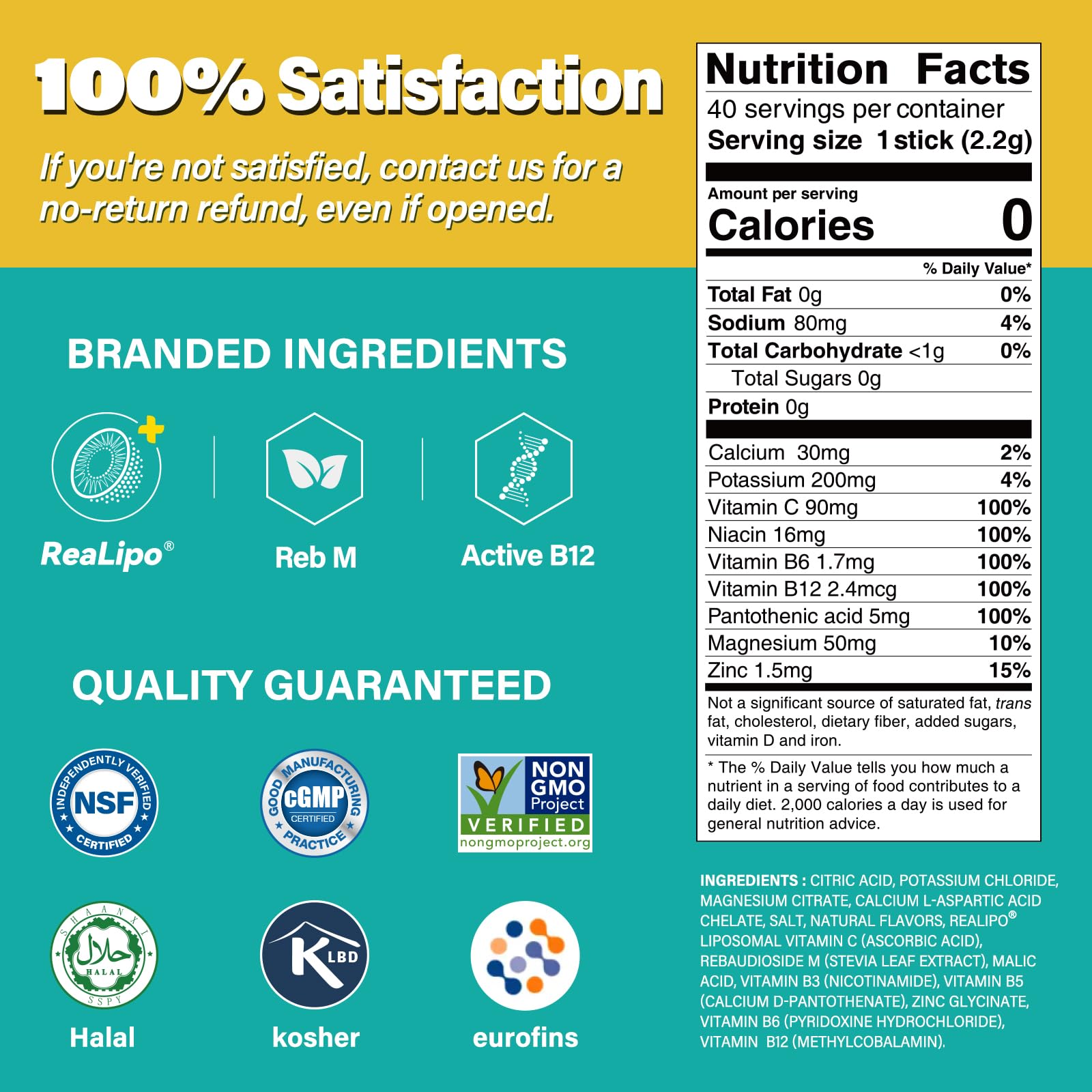 ZestLytes 40 Sticks Low Sodium Sugar Free & 0 Calorie Electrolyte Hydration Packets, Lightly Sweet Electrolyte Powder Drink Mix, Liquid Daily IV Flavors | Lemon Orange Peach Grapefruit ZestLytes buy australia supplements