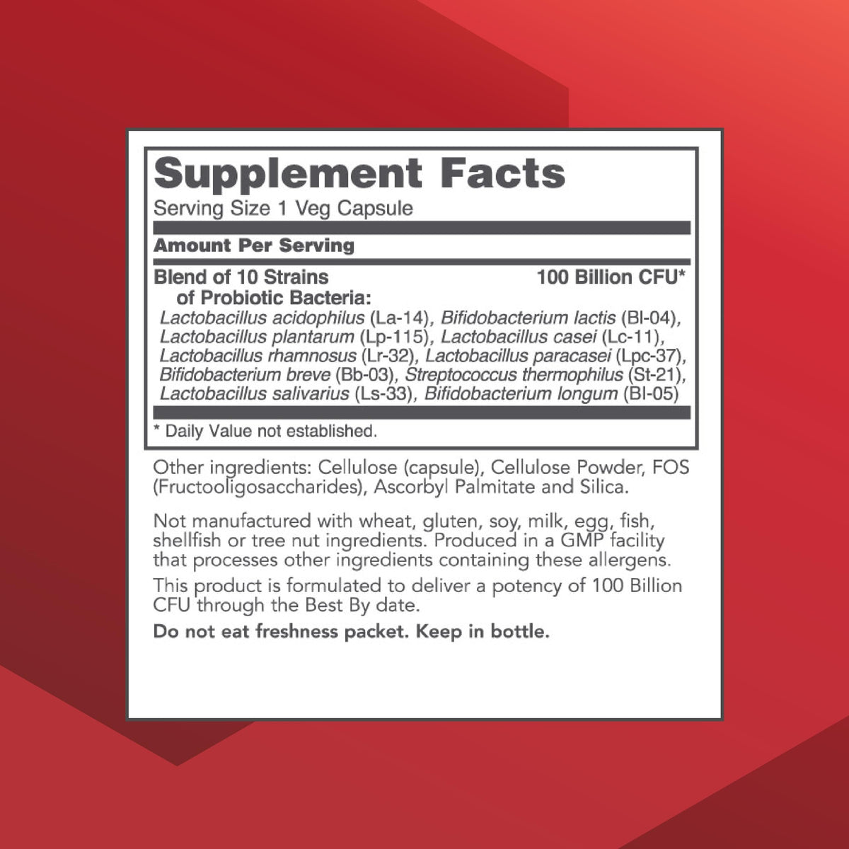 PROTOCOL FOR LIFE BALANCE Proto Dophilus 100 Billion 10 Strains - Support Digestive Gut Health Immune System & Detox - Dairy, Wheat, Soy & Gluten Free - Vegan & Nut Free - 30 Veg Capsules PROTOCOL FOR LIFE BALANCE