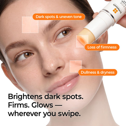 Dr.Melaxin Mela-C·E Ferulic Core Multi Balm Dark Spots, Dark Circles & Fine Lines, Vitamin C·E + Ferulic Acid, Retinal, Korean Anti-Aging Glow Treatment Stick, 0.35 oz, 10g Dr.Melaxin