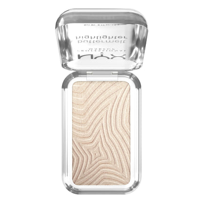 NYX PROFESSIONAL MAKEUP Buttermelt Highlighter, Powder Highlighter Makeup, With Up to 12H Wear and High Impact Glow - 05 Bright and Butta (Light Champagne) NYX PROFESSIONAL MAKEUP