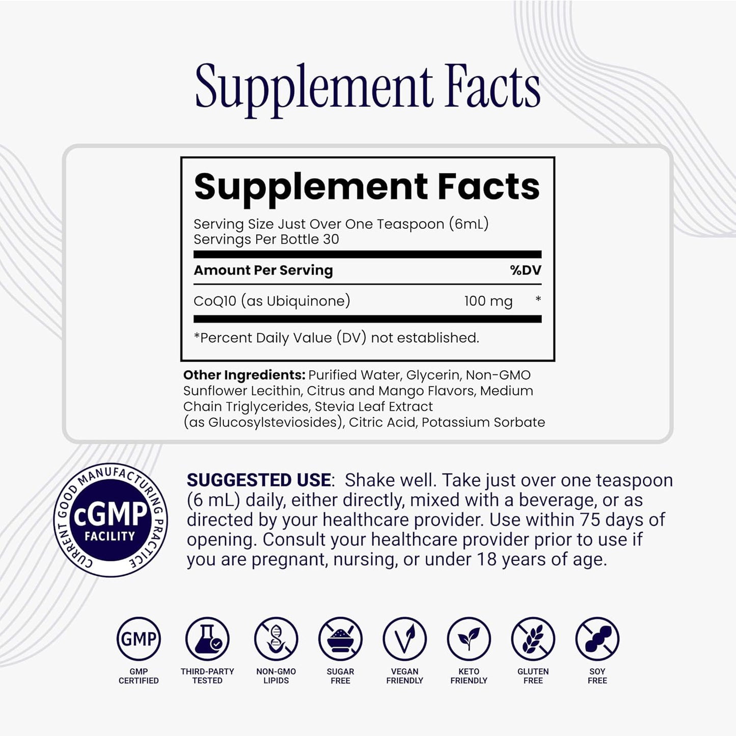 Rho Nutrition Liposomal CoQ10 – High-Absorption Liquid Coenzyme Q10 for Heart Health, Cellular Energy & Antioxidant Support – Supports Healthy Aging – Vegan, Sugar-Free, Non-GMO – 6 fl oz, 30 Servings Gsupps Australia