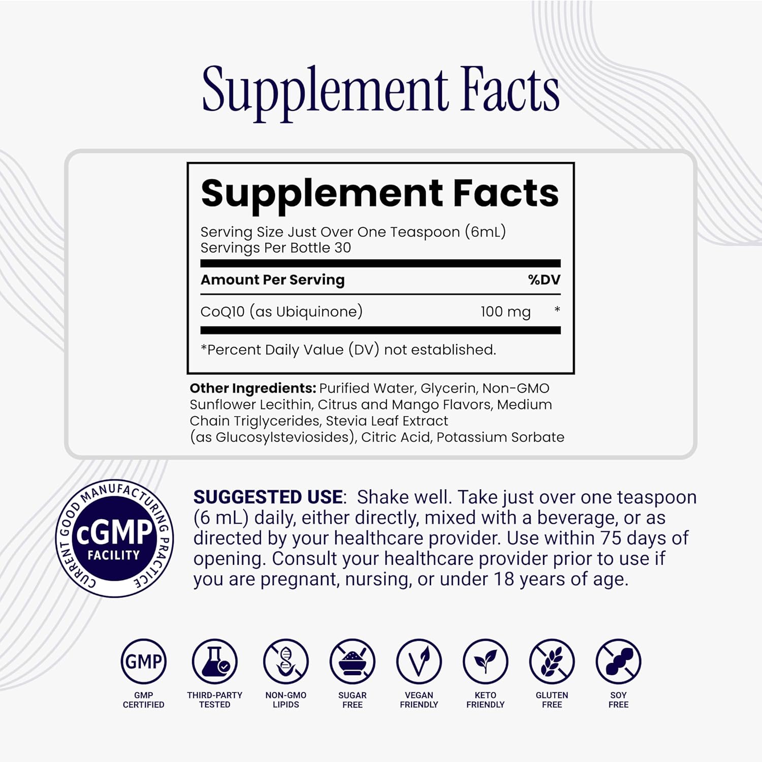 Rho Nutrition Liposomal CoQ10 – High-Absorption Liquid Coenzyme Q10 for Heart Health, Cellular Energy & Antioxidant Support – Supports Healthy Aging – Vegan, Sugar-Free, Non-GMO – 6 fl oz, 30 Servings Gsupps Australia
