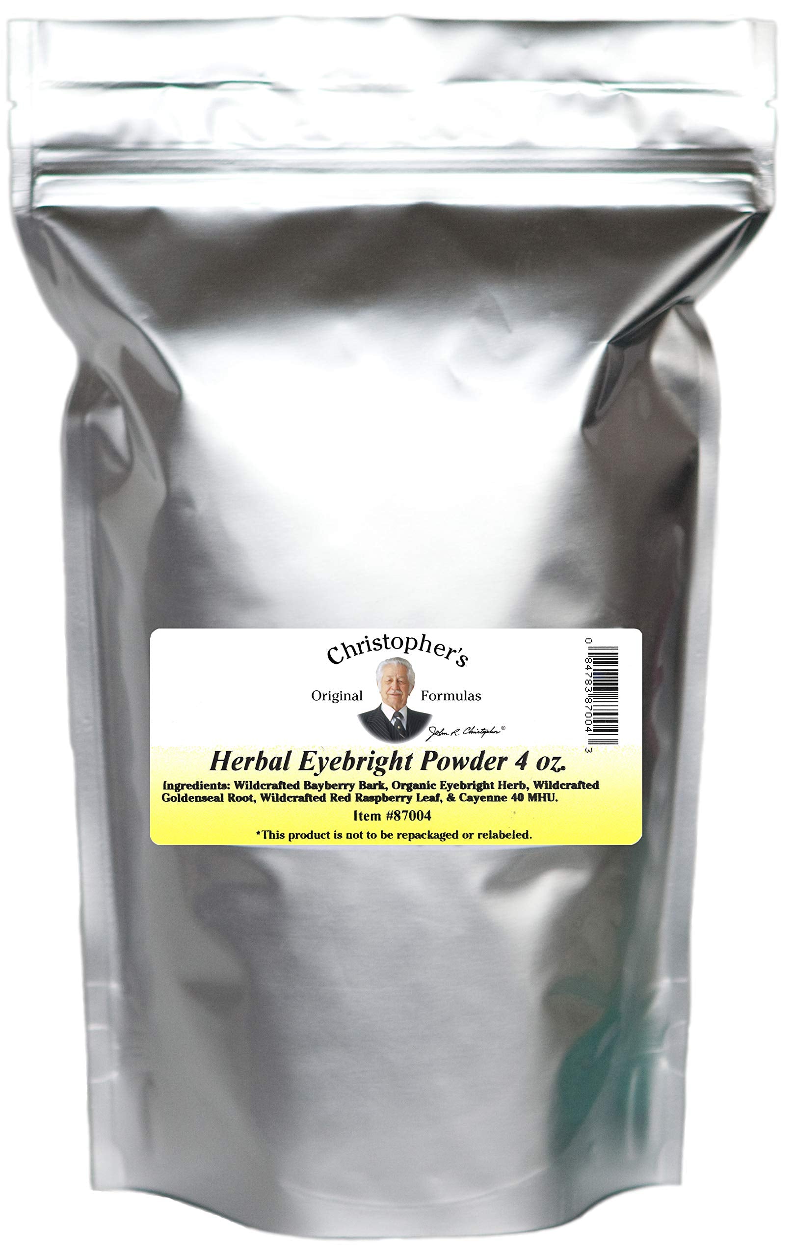 Christophers Original Formulas Herbal Eyebright Powder 4 OZ Christopher's Original Formulas buy australia supplements