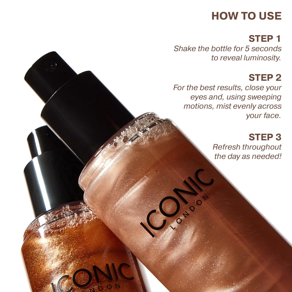 ICONIC LONDON Prep-Set-Glow Makeup Setting Spray | Original, 4.22 Fl Oz ICONIC LONDON