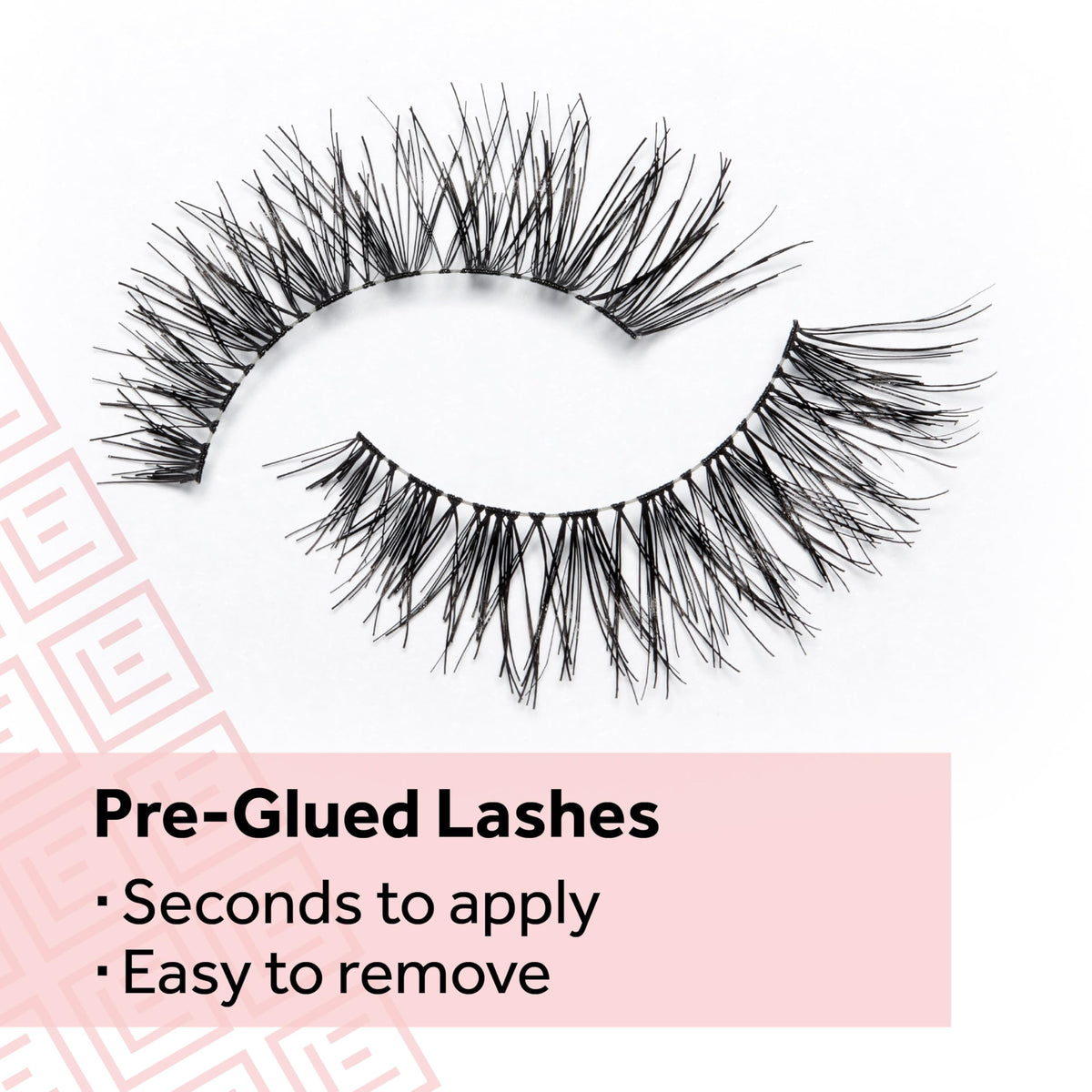 Eylure Pre-Glued Wispy Light Texture Eyelashes, No.117, Twin Pack Eylure