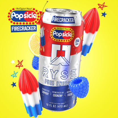 RYSE Fuel Energy Drink - Variety Pack - Sugar Free, Gluten Free & Vegan - 200mg Natural Caffeine, Taurine & Choline for Focus & Energy - No Artificial Colors - 16 fl oz Cans (12-Pack)