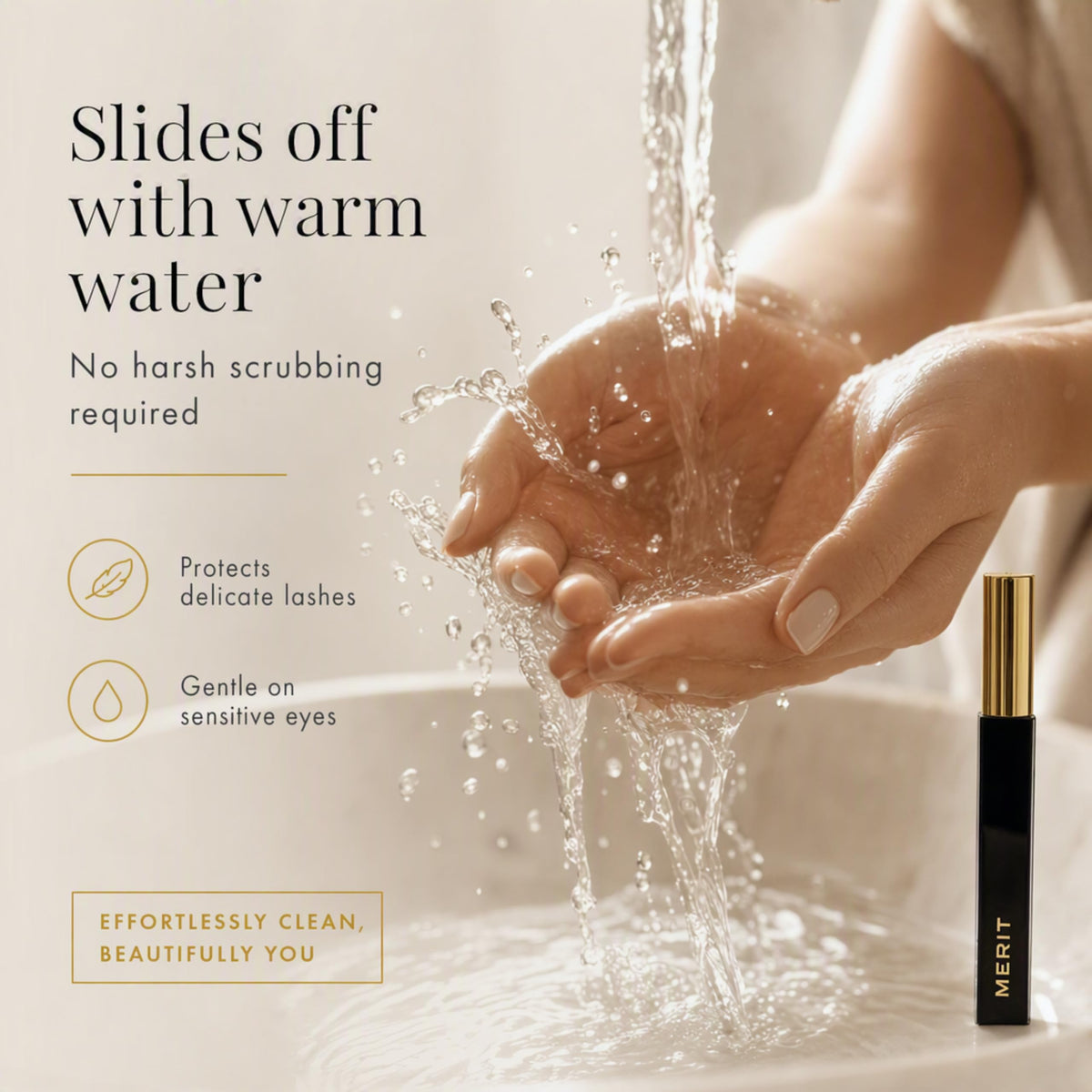 MERIT Clean Lash Lengthening Tubing Mascara Merit