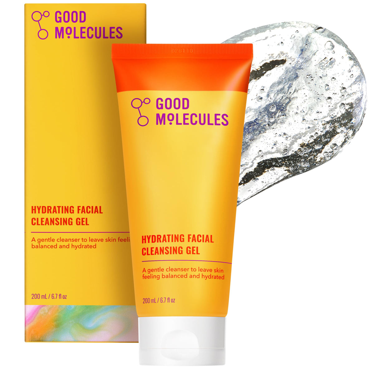 Good Molecules Hydrating Facial Cleansing Gel, Gentle Face Wash, 6.7 fl oz Good Molecules