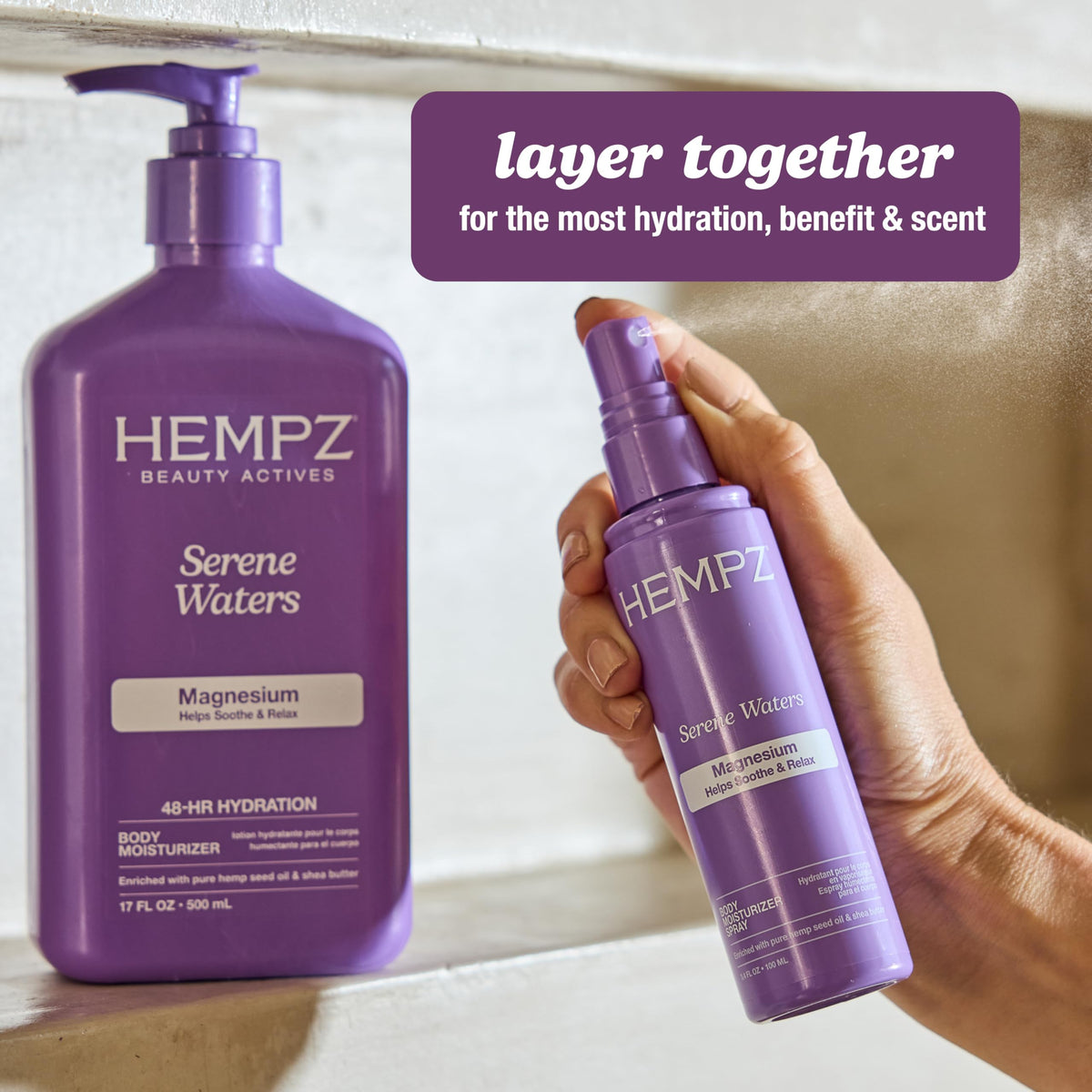 Hempz Magnesium Moisturizing Body Lotion - 17 Fl Oz Hempz