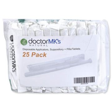 Suppository Applicators (25-Pack), Fits Most Suppositories, Pills and Tablets, Individually Wrapped doctor MK's NATURAL buy australia supplements