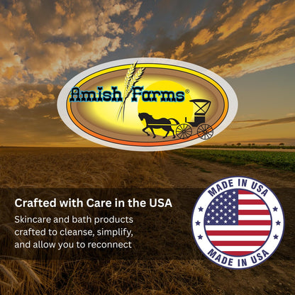 Amish Farms Natural Bar Soap Variety Pack, Moisturizing Soap Bars - 5 Bars Amish Farms