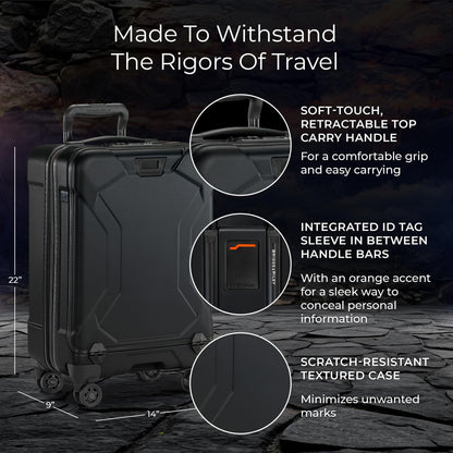 Briggs & Riley Torq Large 30 Inch Hardside Checked Luggage, Stealth Black Gsupps Australia