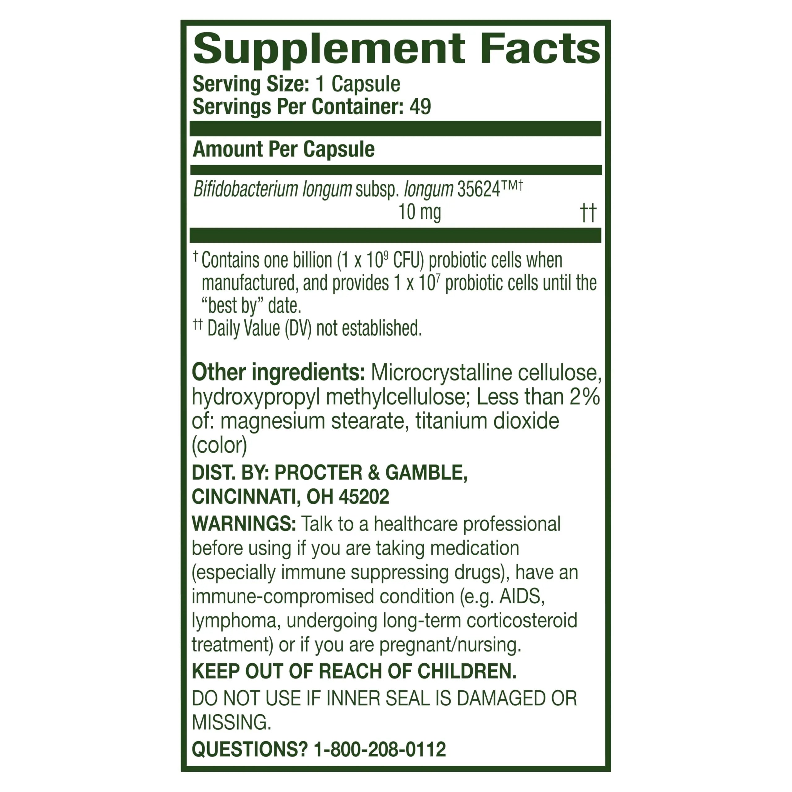 Align Probiotic, 24/7 Digestive Support*§, Probiotics for Women and Men, Probiotics for Digestive Health, Men and Womens Probiotic Capsules Help Relieve Occasional Bloating & Gas*, 49 Capsules Align buy australia supplements