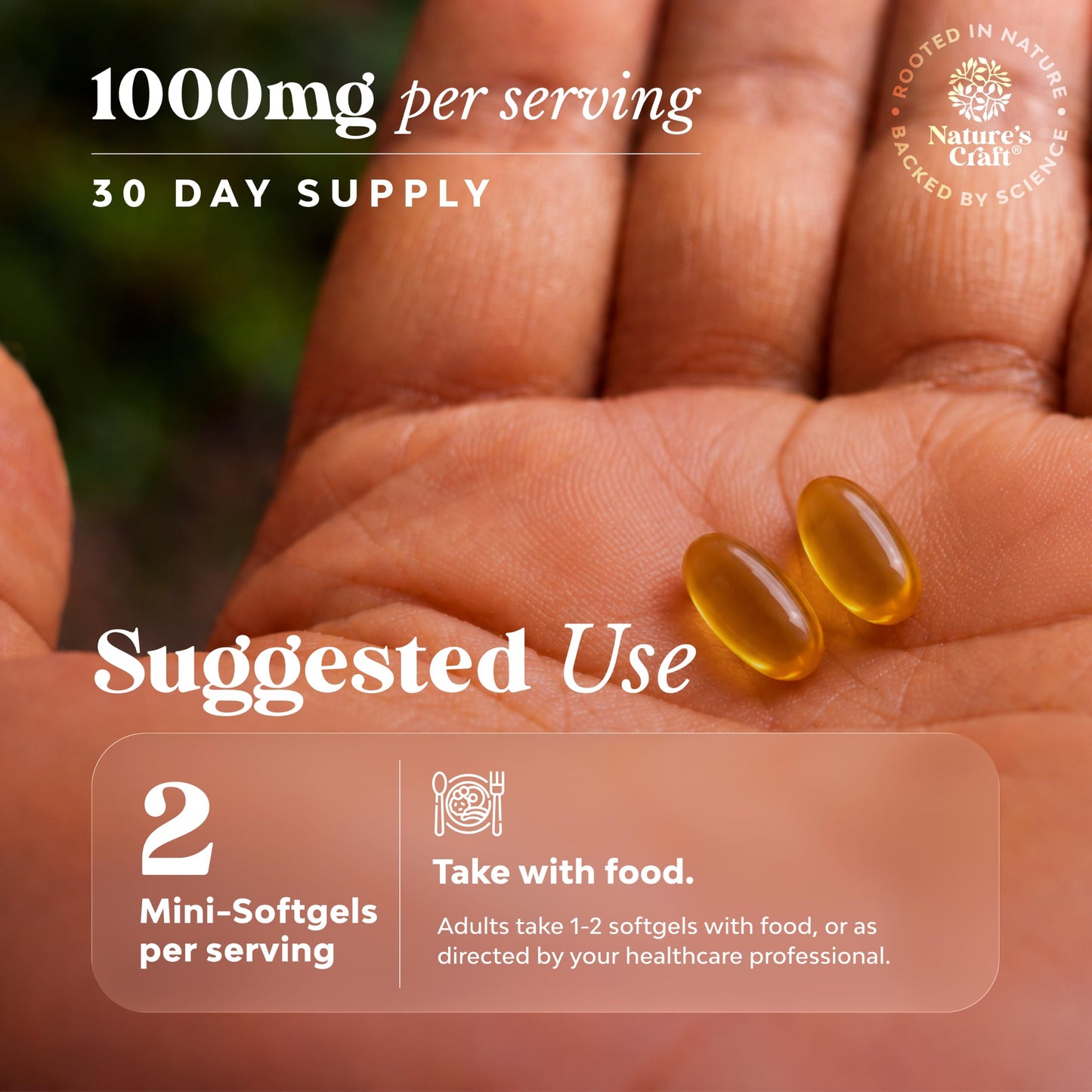 Cod Liver Oil Capsules, Omega 3 Fish Oil, 100 Mini Softgels | 1,000 mg per 2-softgel serving with 240 mg total omega-3s, EPA & DHA, vitamins A & D3, from wild-caught Icelandic cod Gsupps Australia
