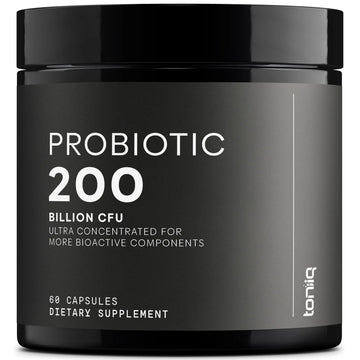 Toniiq 200 Billion CFU Probiotic Supplement 30 Verified Third-Party Tested Strains - Fully Shelf-Stable Probiotics Formula with Prebiotic Blend - Extended Release Capsules Toniiq buy australia supplements