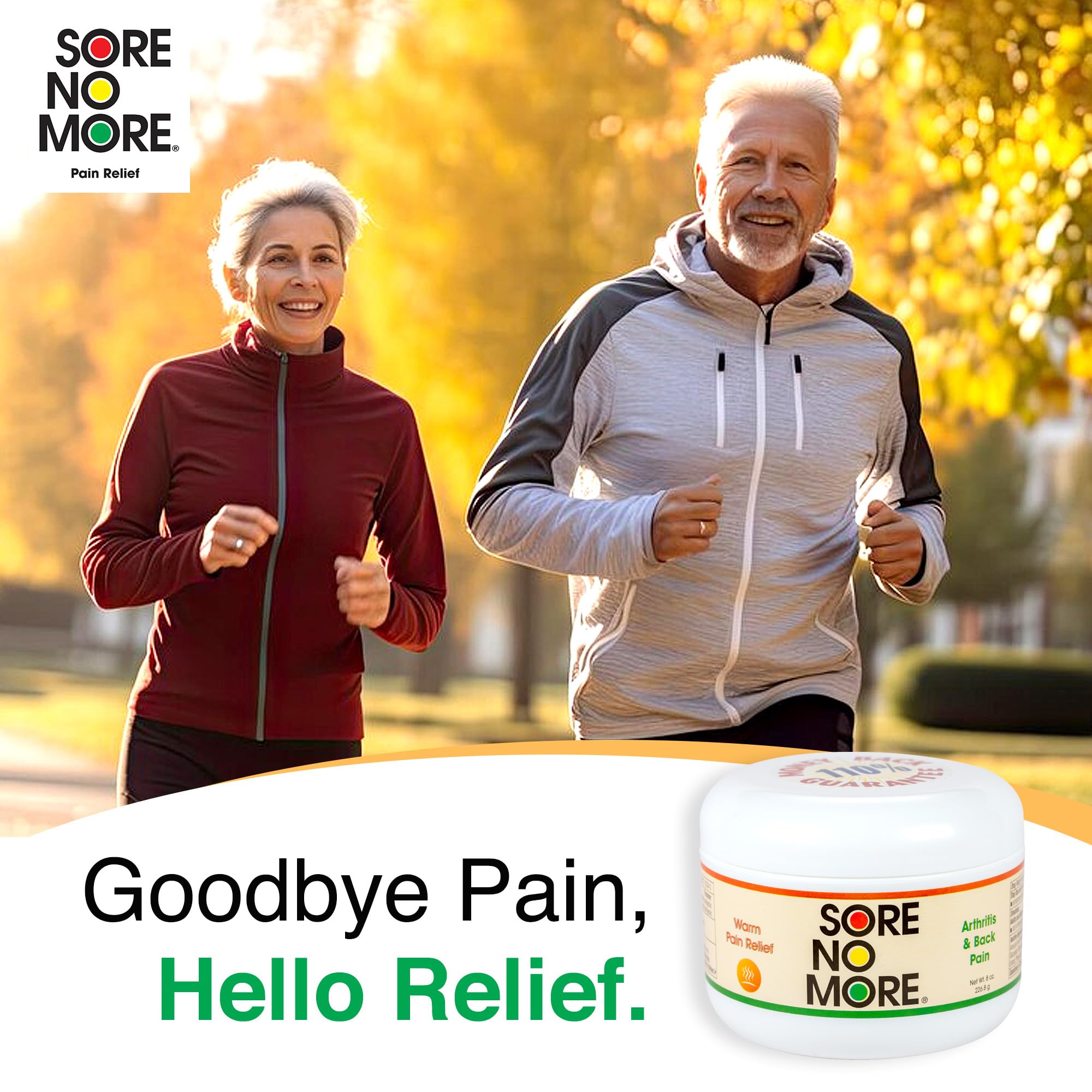 Sore No More Warm Arthritis Pain Relief Cream – Targeted Reliever for Back, Neck, Hands & Feet – Soothing & Fast-Acting Formula for Aches and Pains – Non-Greasy with Orange Aroma – 8 oz Sore No More buy australia supplements