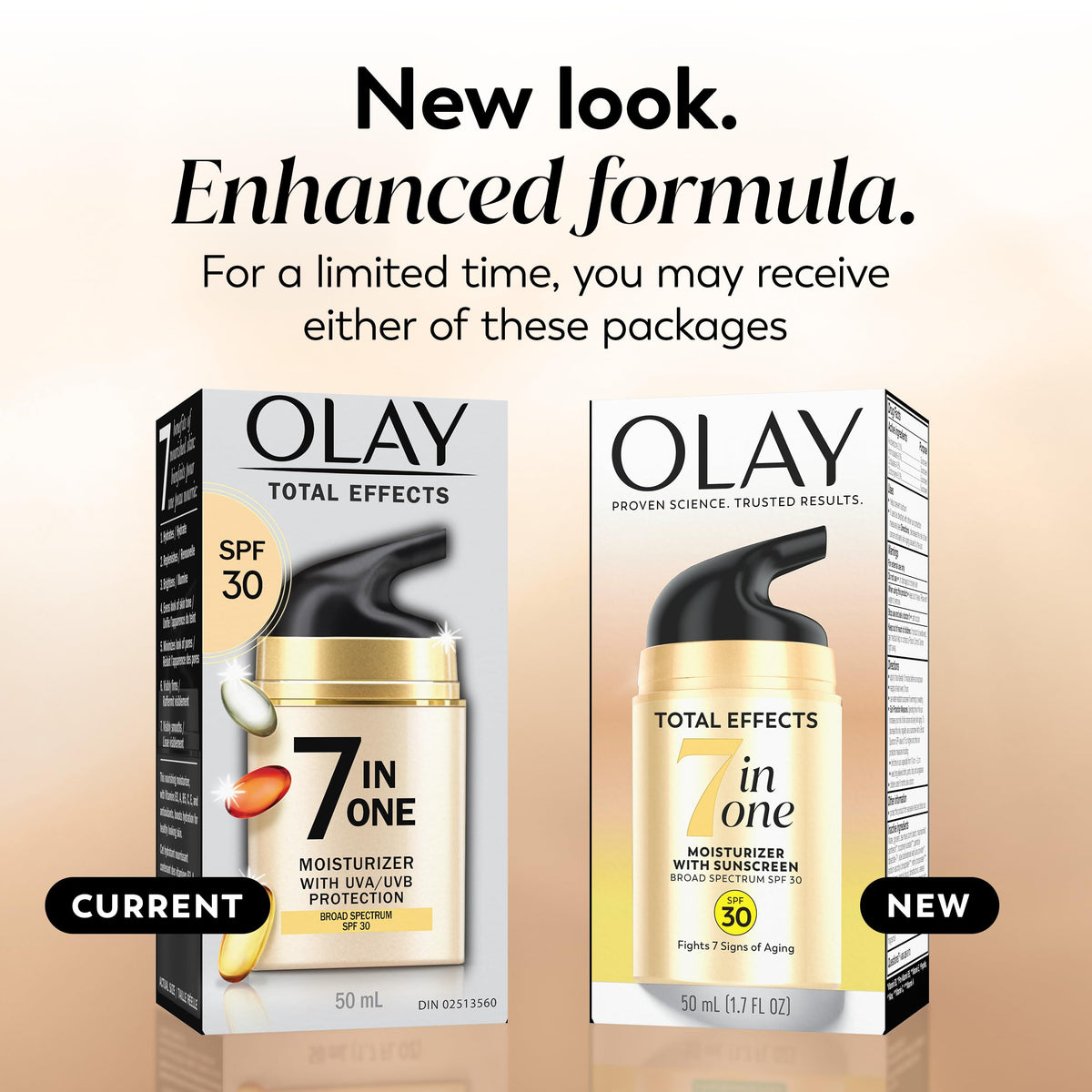 Olay Facial Moisturizing Lotion SPF 30 Total Effects for Dry Skin, 7 Benefits including Minimize Pores, Anti-Aging, 1.7 oz Olay