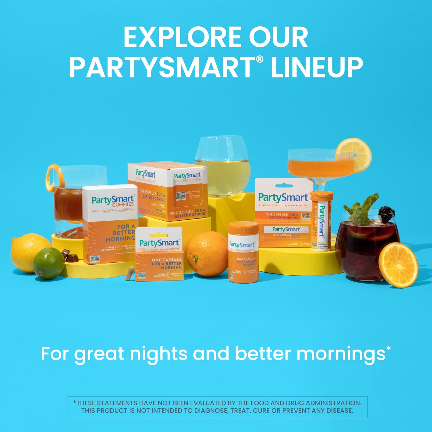 Himalaya PartySmart, 12 Capsule Tube - Alcohol Breakdown Liver Support for a Better Morning After Drinking - Plant Based, Vegan, Non-GMO Himalaya