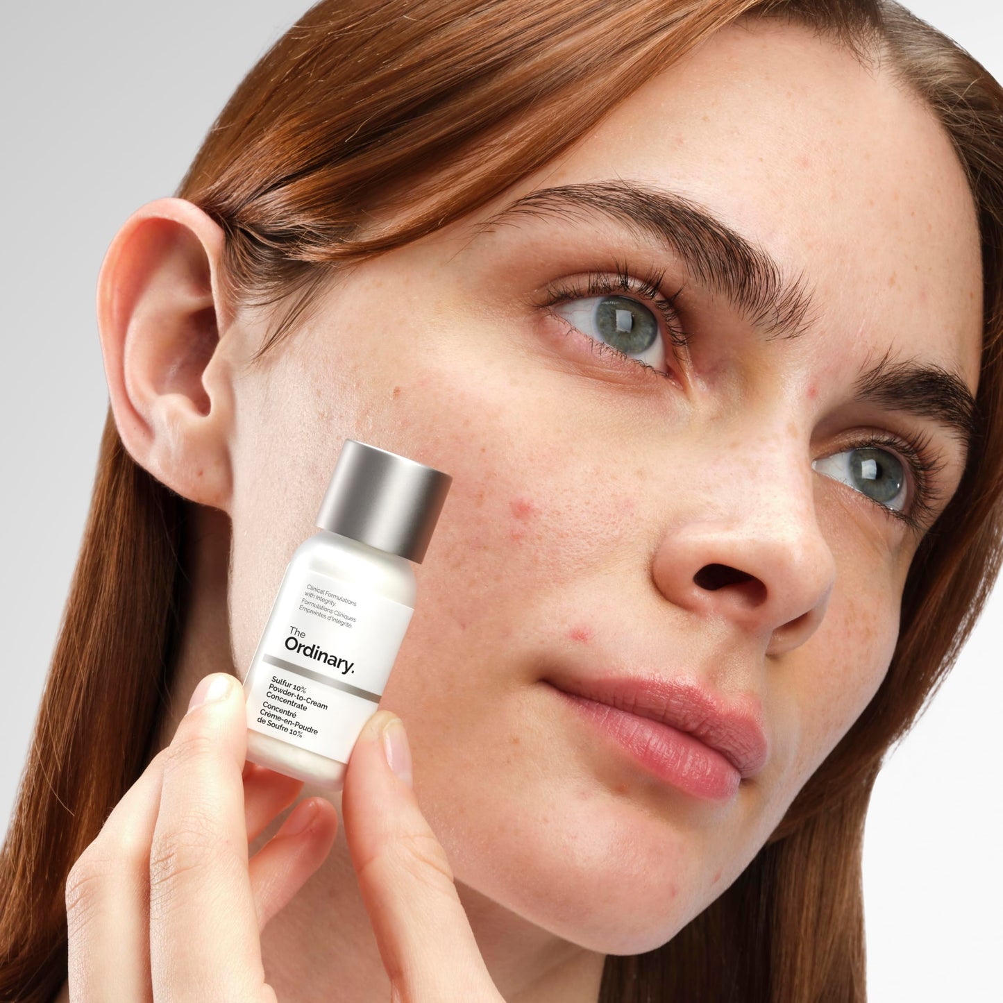 The Ordinary Sulfur 10% Powder-to-Cream Acne Spot Treatment Concentrate, Reduces Pimple Size and Zit Redness, 0.18 Oz The Ordinary