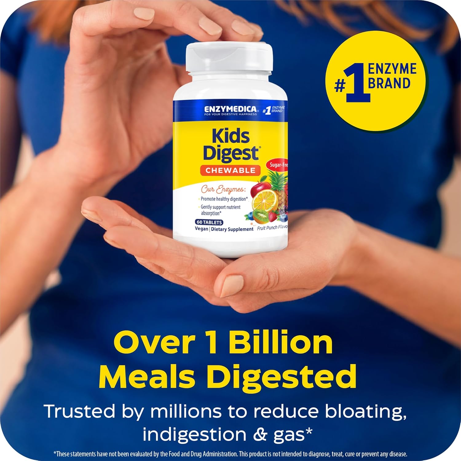 Enzymedica Kids Digest Chewable Digestive Enzyme Supplement - 60 Tablets Gsupps Australia