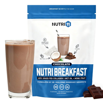 Nutri11 NutriBreakfast by Nutrillermo/Keto Protein Collagen Powder with MCT Oil/MCT Oil Powder/Keto Collagen Peptides with Grass-Fed Bovine Nutri11 buy australia supplements