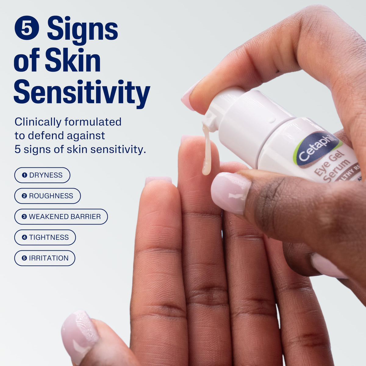 Cetaphil Healthy Renew Eye Gel Serum, Anti-Aging, Peptides, 0.5oz Cetaphil