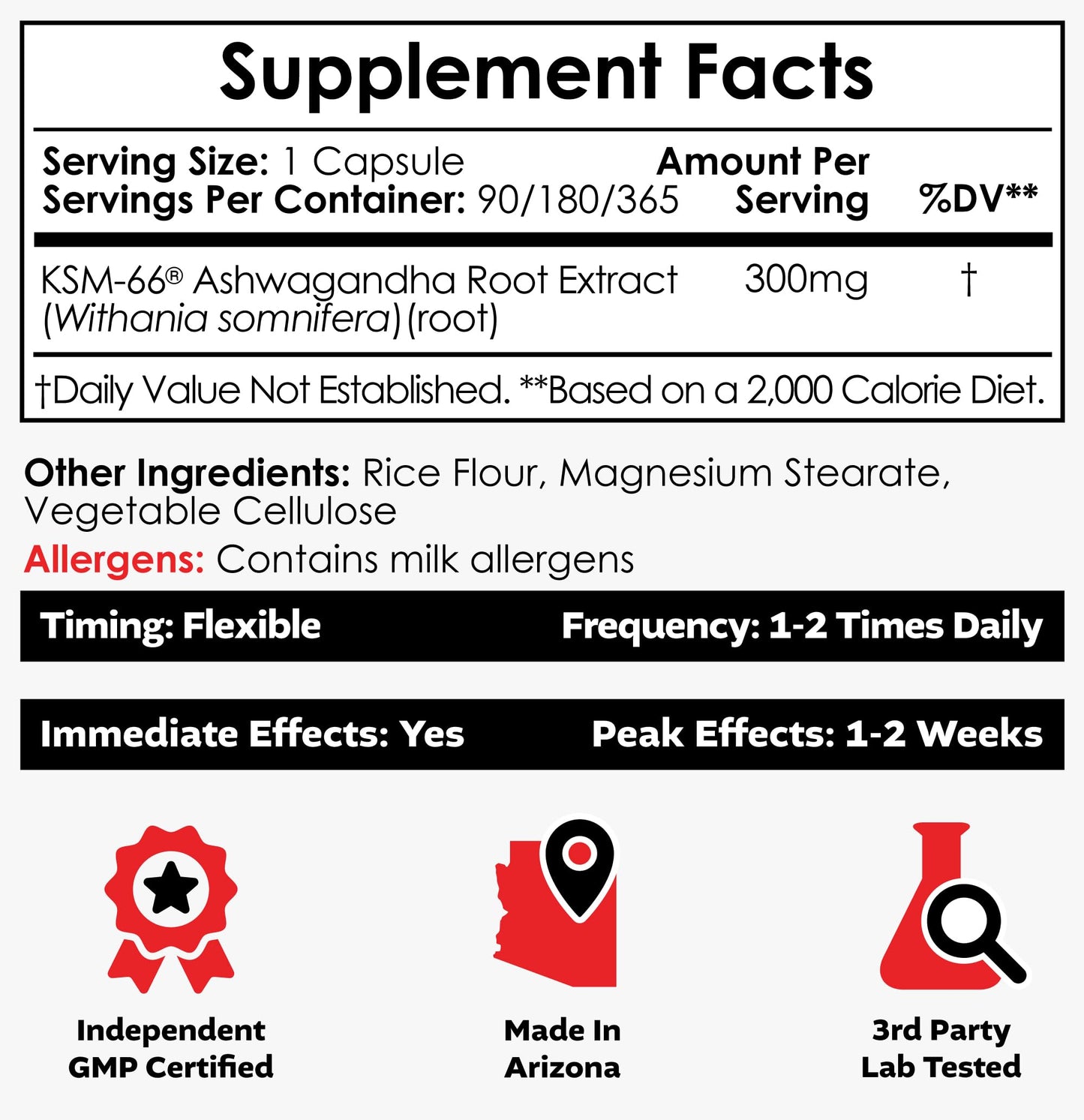 Nootropics Depot KSM-66 Ashwagandha Capsules | 300mg | 90 Count | Withania somnifera Extract | Ayurvedic Herb | Adaptogen Supplement | Promote Relaxation*