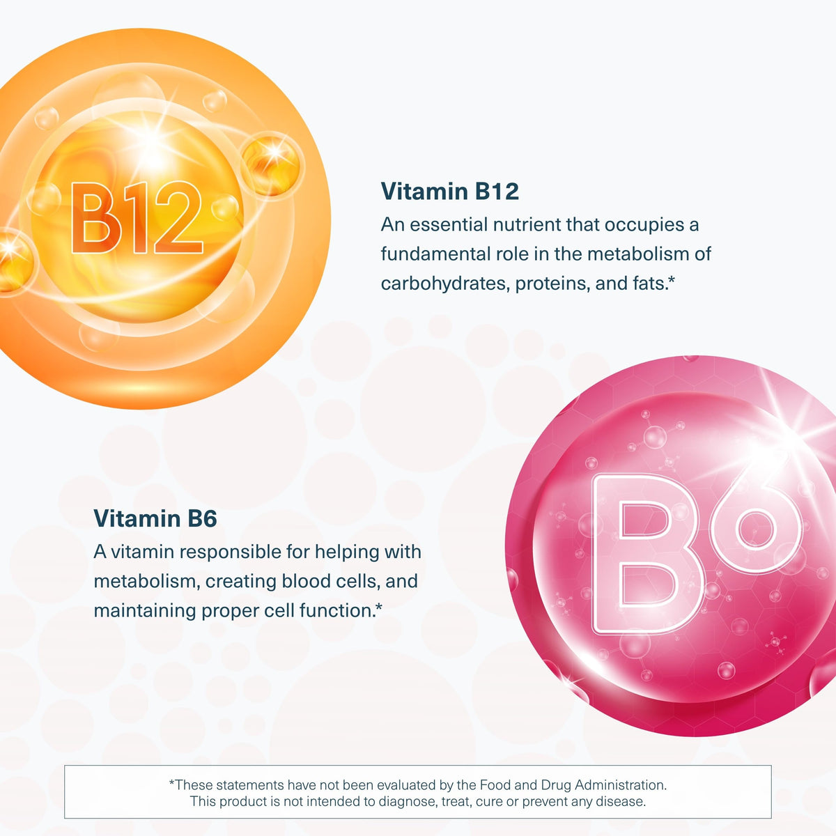 Youtheory B12B6 - Vitamin B12 & B6 - Supports Mood, Nervous System & Metabolism* - Aids Memory & Stress Management* Youtheory
