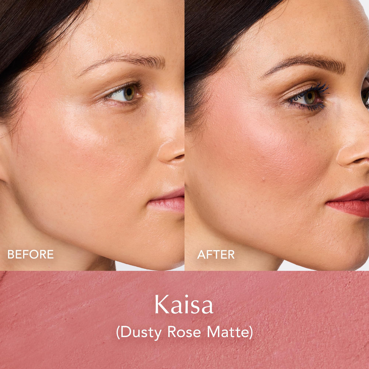Thrive Causemetics Cream Blush Triple Threat Color Stick, Dusty Rose Matte Thrive Causemetics