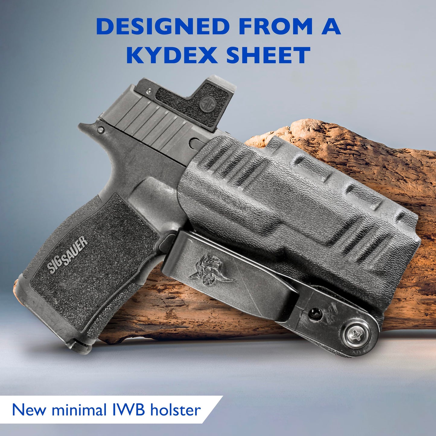 DeSantis Slim-Tuk - IWB Holster for Men and Women, Pistol Holster for Concealed Carry, Suitable for Appendix Wear, Ambidextrous, Made with Kydex, Adjustable Tension, Tuckable 360 C-Clip Gsupps Australia