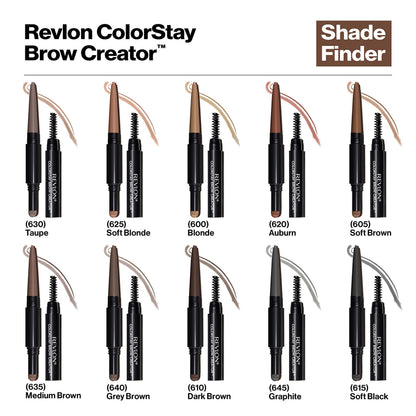 Revlon ColorStay Brow Creator, 610 Dark Brown, 0.003 oz REVLON