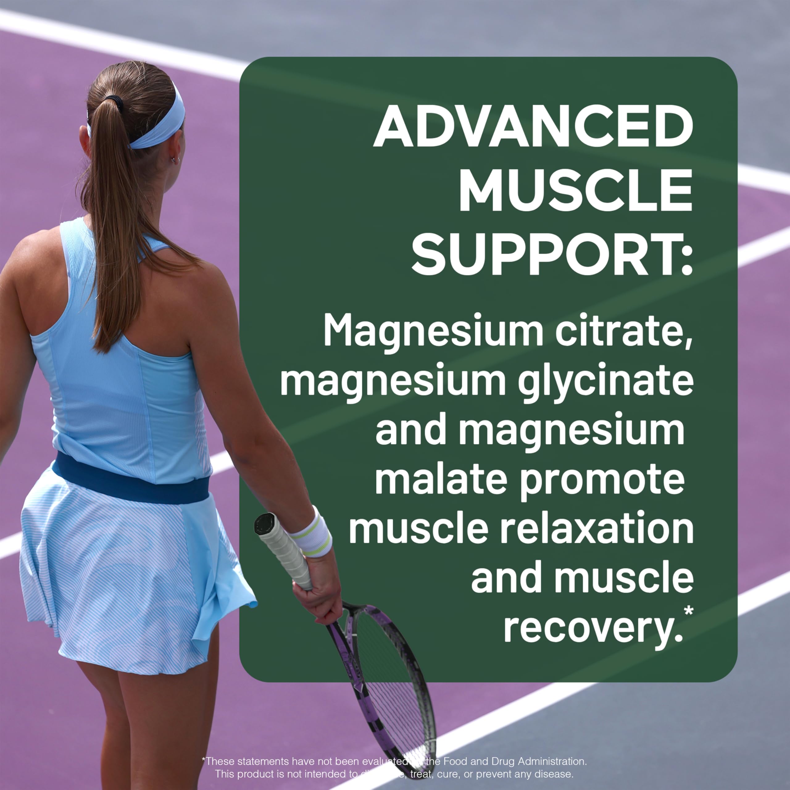 Smarter Nutrition Magnesium Complex - Chelated Magnesium Glycinate with Citrate, Malate and L-Theanine for Sleep, Muscle Relaxation and Stress Support - Non-GMO - 60 Tablets[30DaySupply] SMARTERNUTRITION buy australia supplements