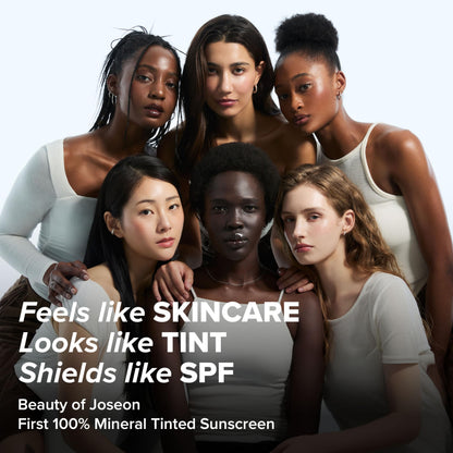 Beauty of Joseon Daily Tinted Fluid Sunscreen 12 Shades for Face Moisturizing Broad Spectrum SPF 40 Korean Skincare 50ml, 1.69 fl.oz Beauty of Joseon