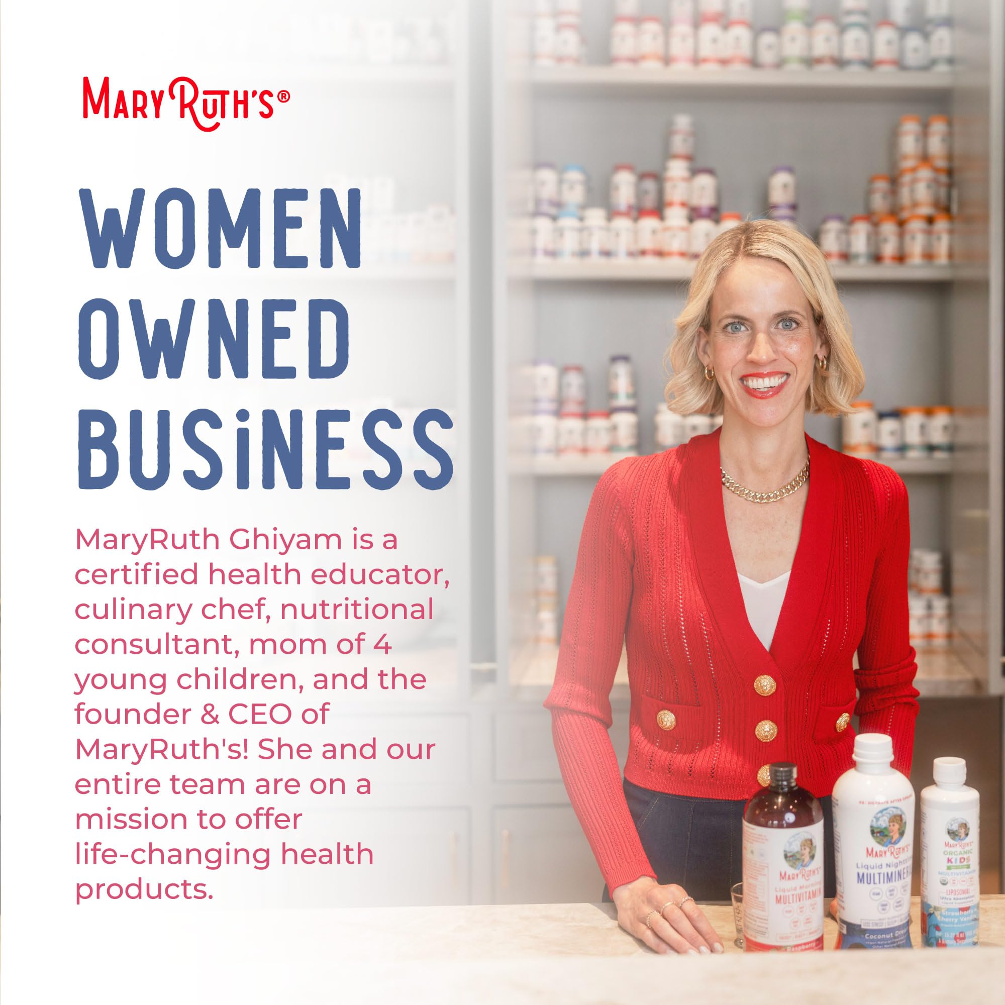 MARYRUTH'S Postnatal & Prenatal Vitamins for Women | Sugar Free | Selenium | Folate | Vegan | Non-GMO | Gluten Free | 32oz MARYRUTH'S buy australia supplements