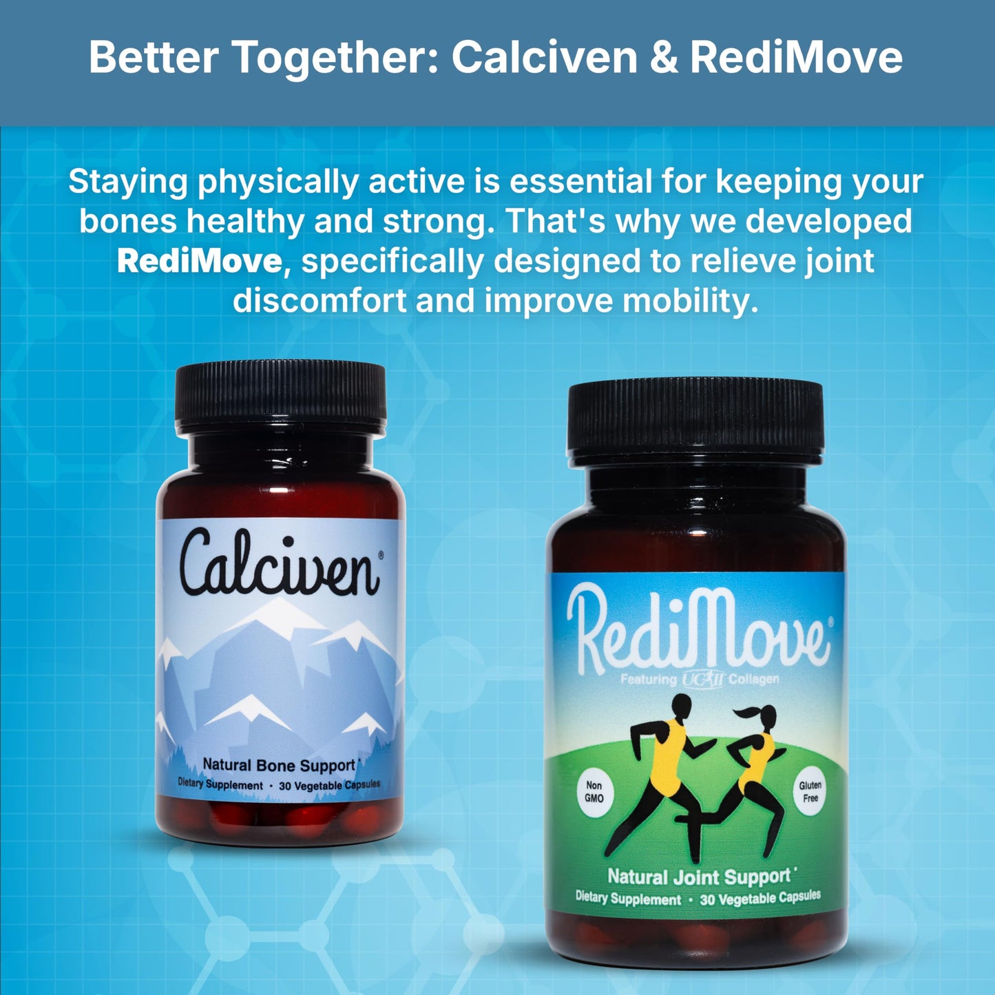 Calciven - Natural Bone Support Supplement - Non-GMO, Gluten-Free Calciven