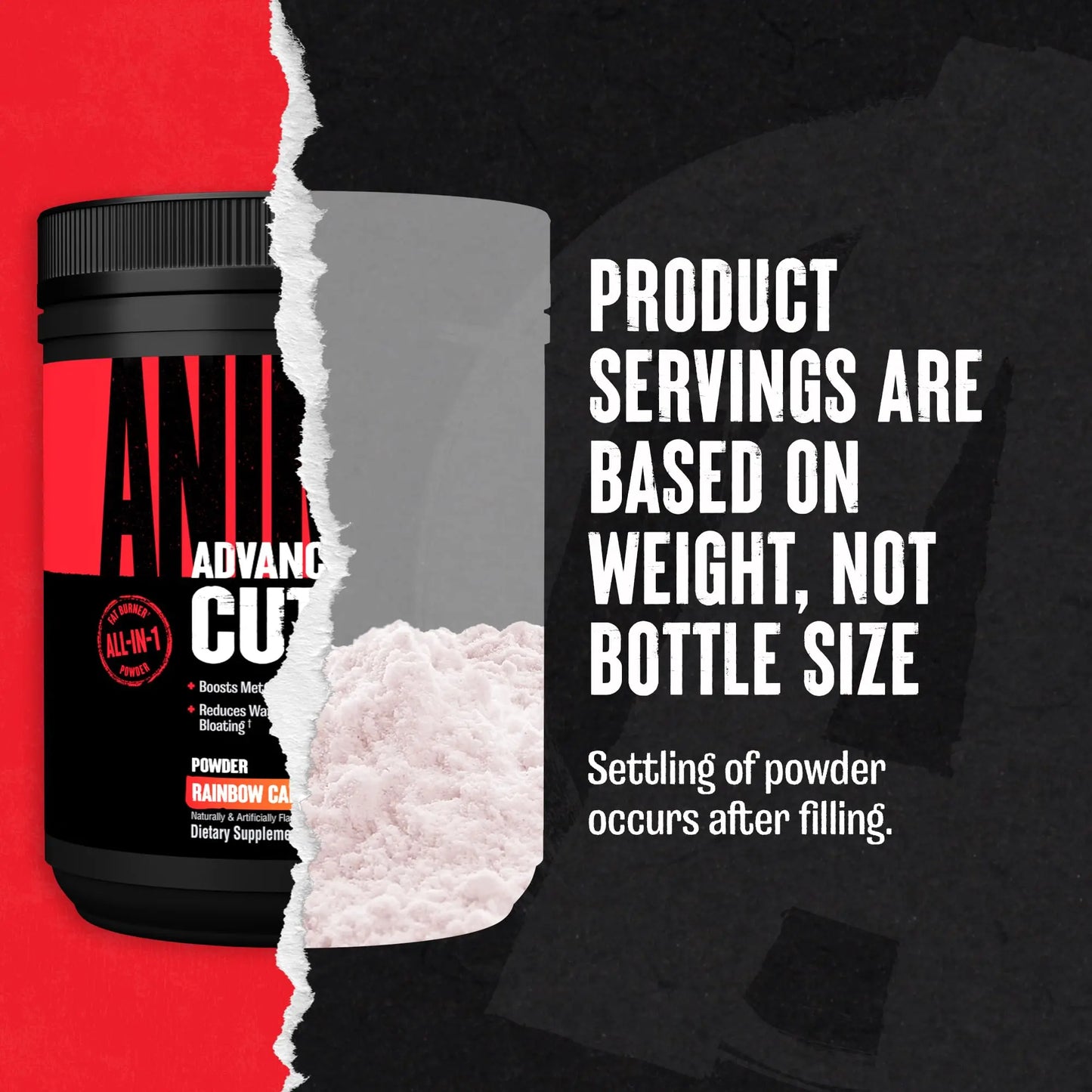 Animal Cuts Thermogenic Fat Burner Powder - Weight Loss for Women and Men for Metabolism, Energy, Focus, and Nootropic Brain Support with Ketones Appetite Suppressant Animal