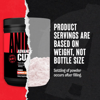 Animal Cuts Thermogenic Fat Burner Powder - Weight Loss for Women and Men for Metabolism, Energy, Focus, and Nootropic Brain Support with Ketones Appetite Suppressant Animal