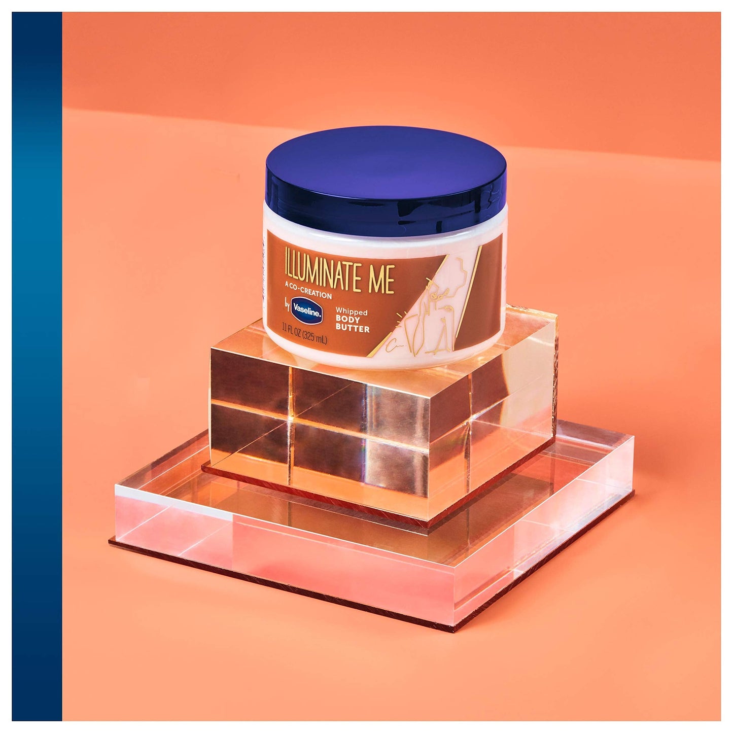 Vaseline Illuminate Me Shea Butter Whipped Body Butter for Melanin Rich Skin Provides 24 Hour Moisturization for Dry Skin 11 oz Vaseline