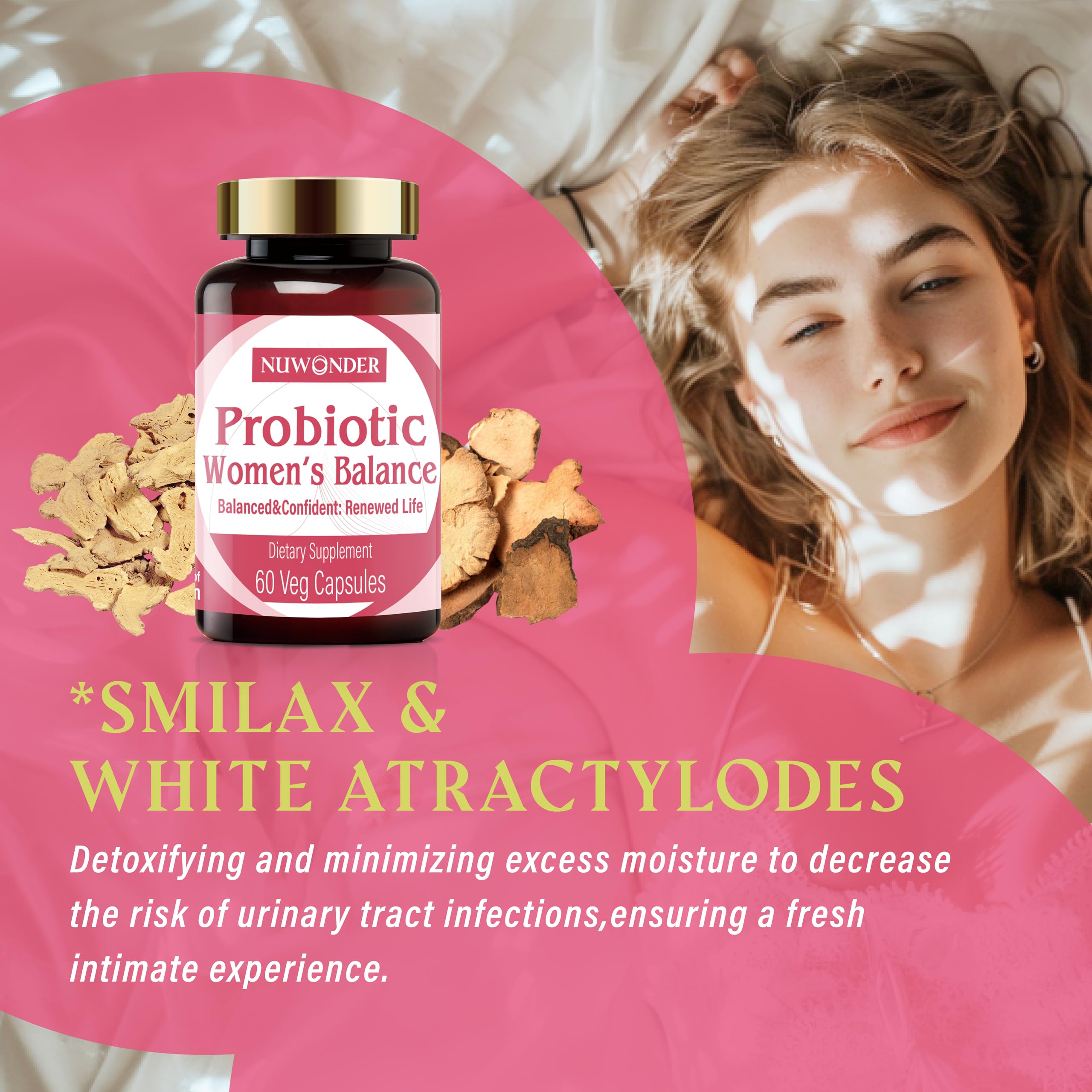 NUWONDER Women's probiotic - Natural Vaginal Support Supplement, Balanced & Confident NUWONDER buy australia supplements