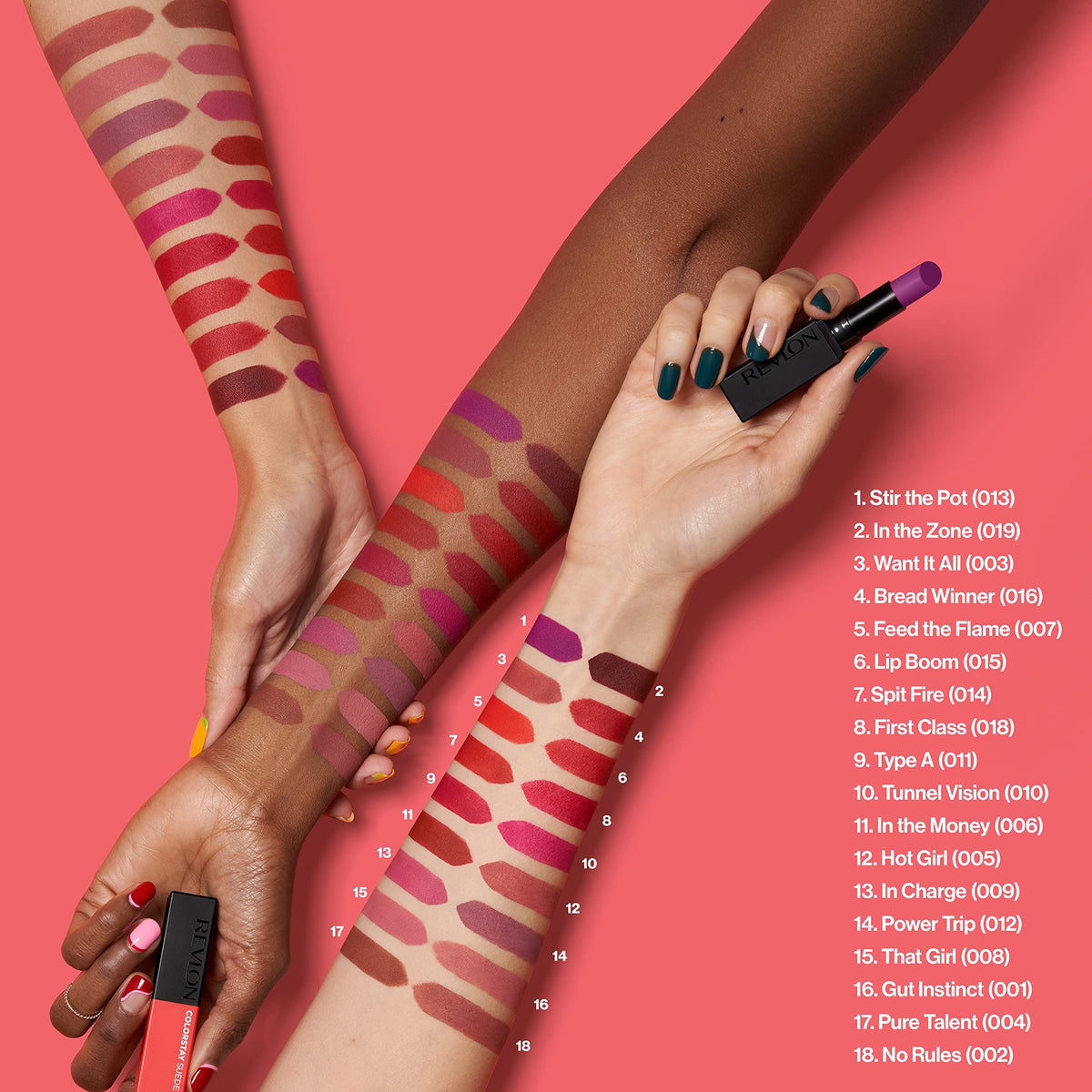 Revlon ColorStay Suede Ink Lipstick, 008 That Girl, 0.09 oz REVLON