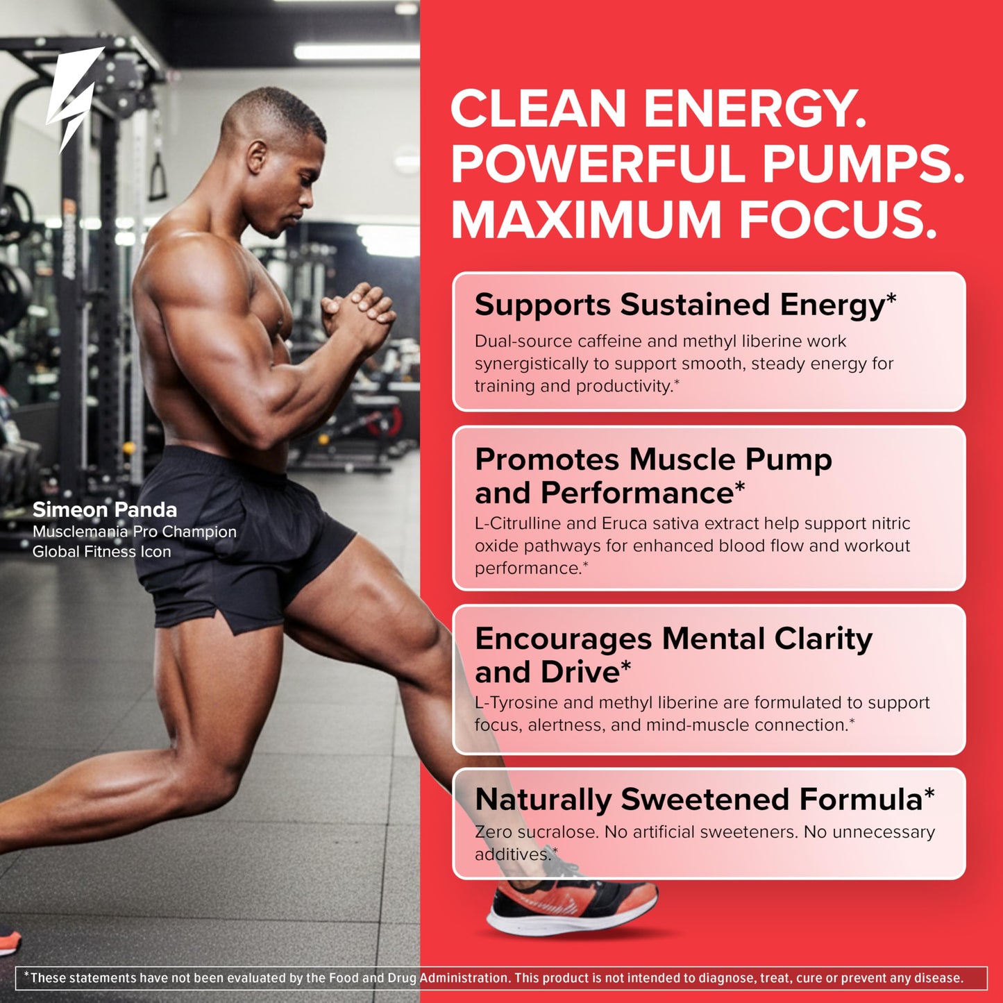 InnoSupps Storm Maker Pre Workout - Long Lasting Energy, Organic Caffeine, Green Tea Extract, L-Citruline, No Artificial Sweeteners (Pink Lemon Rush)