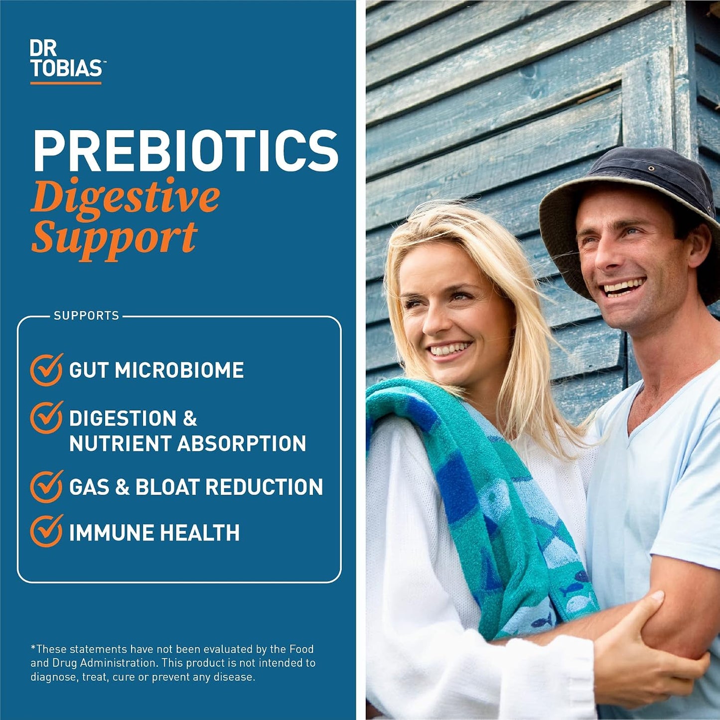 Dr. Tobias Prebiotics & Deep Immune Probiotics for Immune Support & Gut Health