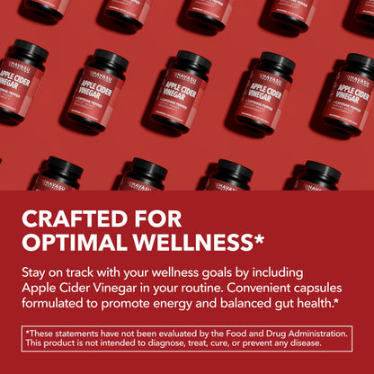 Apple Cider Vinegar Capsules with Cayenne Pepper, 60 Count, 2-Month Supply | 500mg ACV Per Serving for Appetite, Cravings, and Bloating Relief, Vegan, Non-GMO, Easy-to-Take Capsules, 60-Day Supply Gsupps Australia