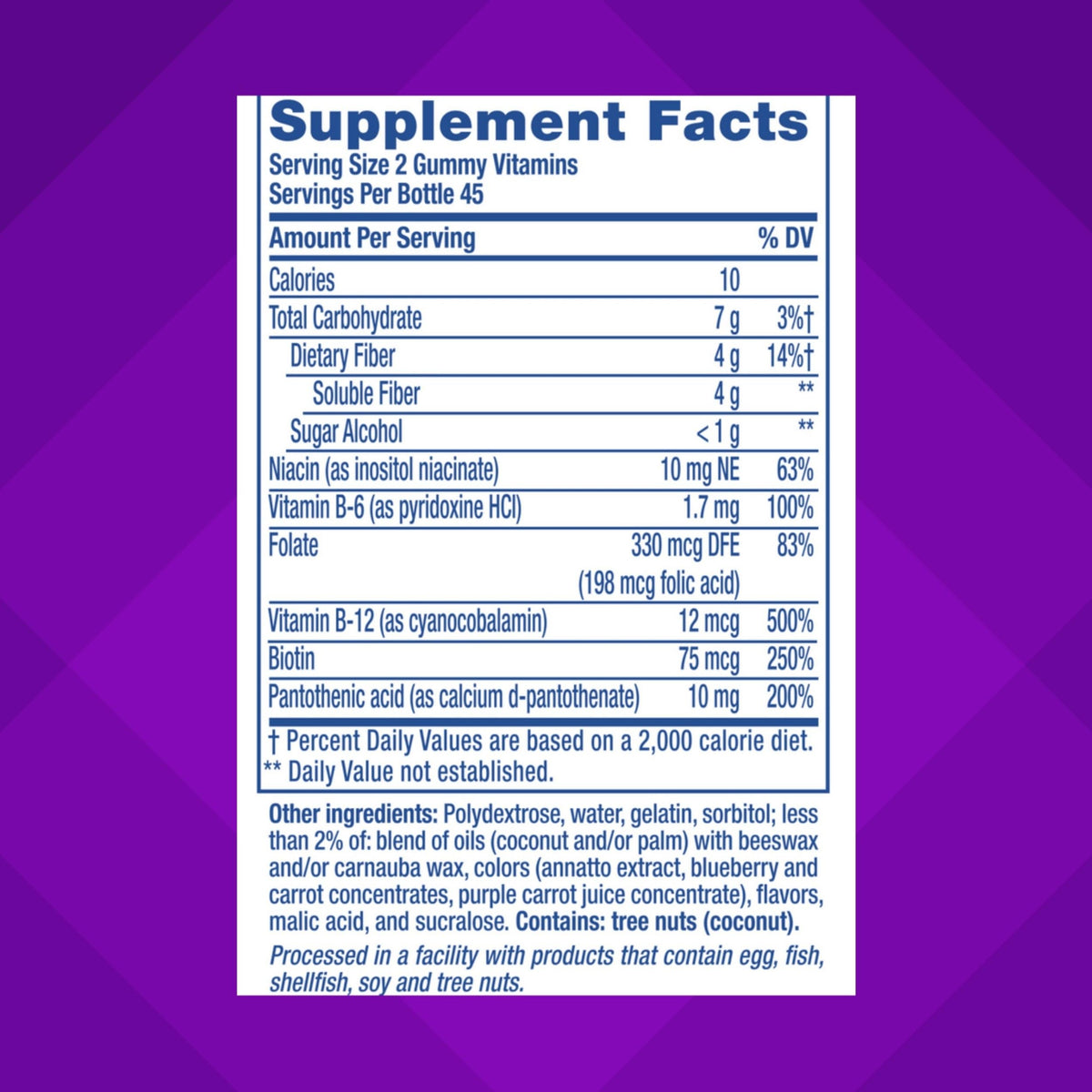 Vitafusion Fiber Well Fit Gummies Supplement, 90 Count (Packaging May Vary) Vitafusion