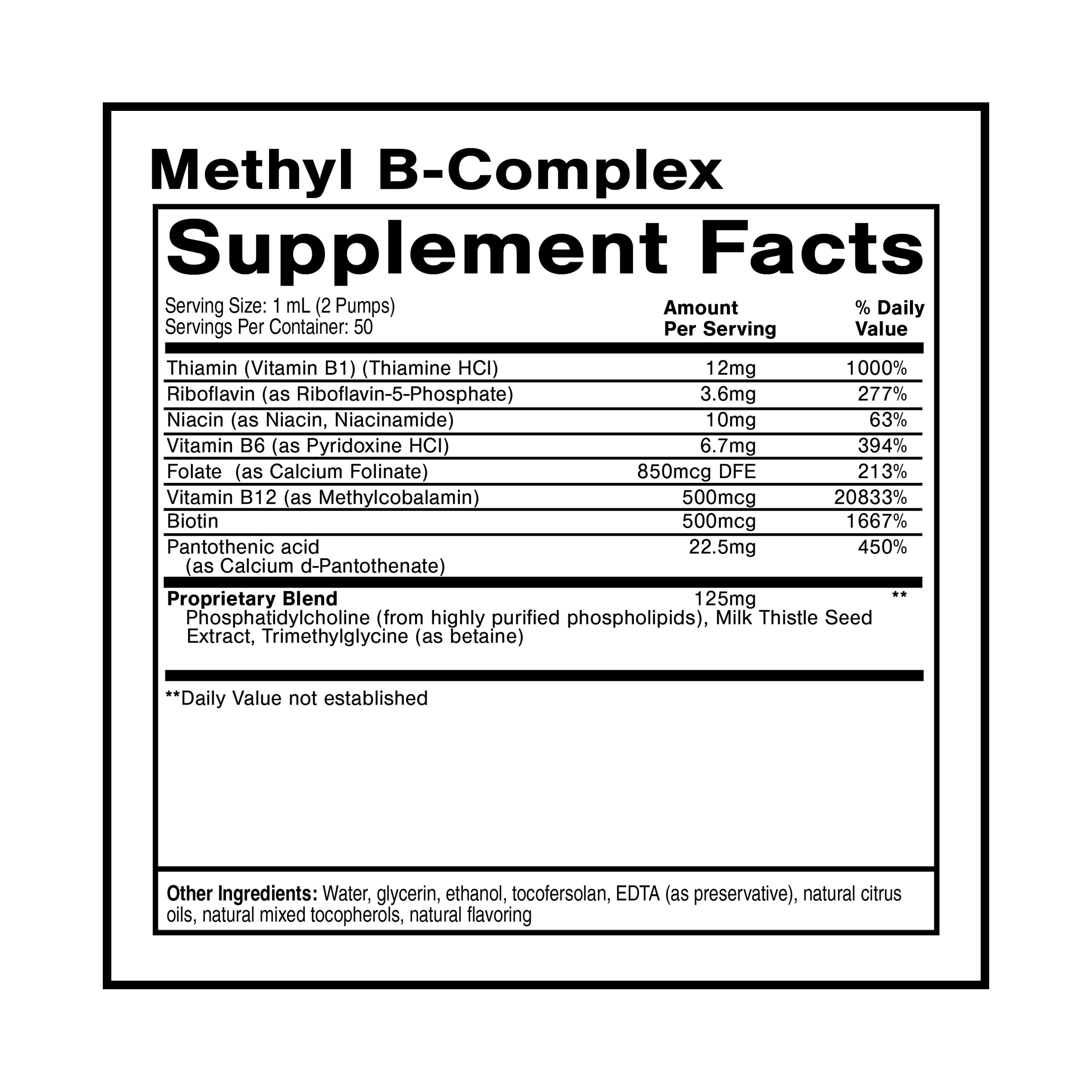 Quicksilver Scientific Methyl B Complex - Liquid Vitamin with Superior Liposomal Absorption of Vitamin B12, Folate, Vitamin B6, Riboflavin, Biotin, Pantothenic Acid, Vitamin B1, Niacin (50 ml) Quicksilver Scientific buy australia supplements